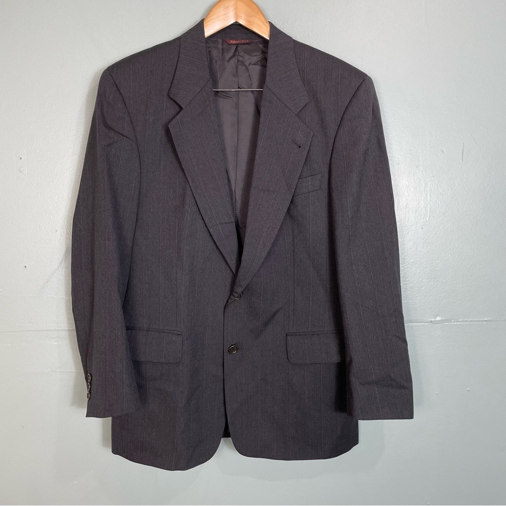 Hugo Boss Men Blazer Corleone Chicago Wool 2 Button Size 38R Gray